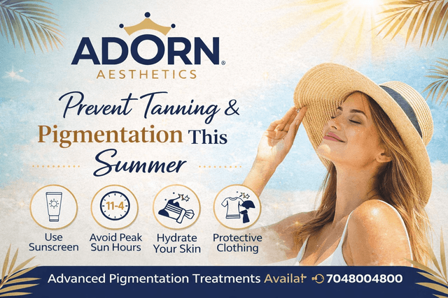 Prevent yawning and skin pigmentation In summer